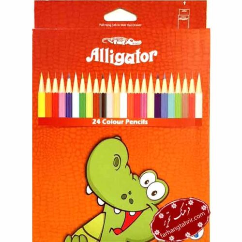 مداد رنگی 24 رنگ سوسمار Alligator